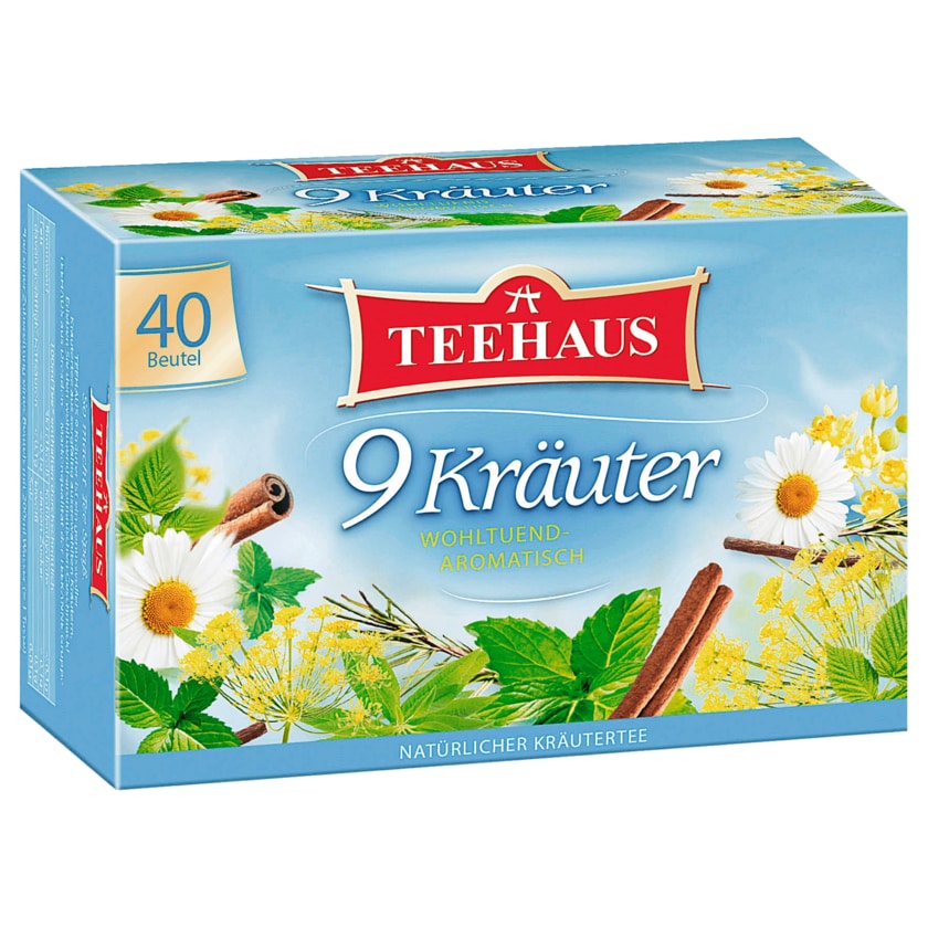 Teehaus 9 Kräuter 60g, 40 Beutel
